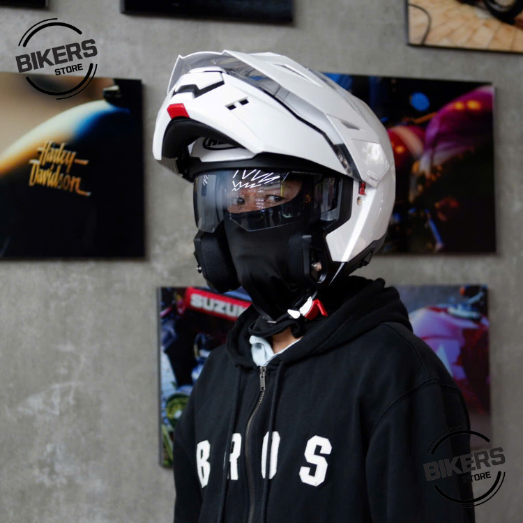 Mũ Bảo Hiểm Lật Hàm HJC I80 solid - An Toàn Tiện Lợi Thoáng Khí ECE R22.06 kính Âm chống UV gắn mào ADV adventure thời trang